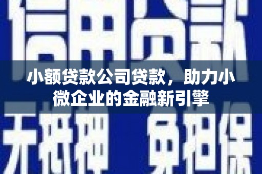 英山小额贷款公司贷款，助力小微企业的金融新引擎