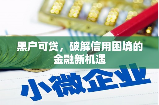 英山黑户可贷，破解信用困境的金融新机遇